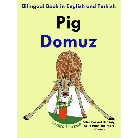Bilingual Book in English and Turkish: Pig - Domuz - Learn Turkish Series -