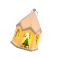 thumbnail image 2 of Lámpara de noche navideña, lámpara de guardería, colgante decorativo retro para árbol de Navidad. Árbol de Navidad blanco, 2 of 9