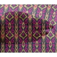 thumbnail image 4 of oneOone Viscose Chiffon Fabric Stripe & Swirl Ikat Printed Fabric 1 Yard 42 Inch Wide, 4 of 4