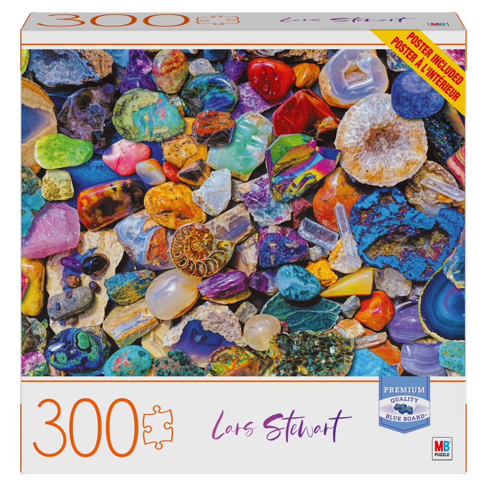 300Piece Jigsaw Puzzle, for Adults and Kids Ages 8 and up, Rocks and