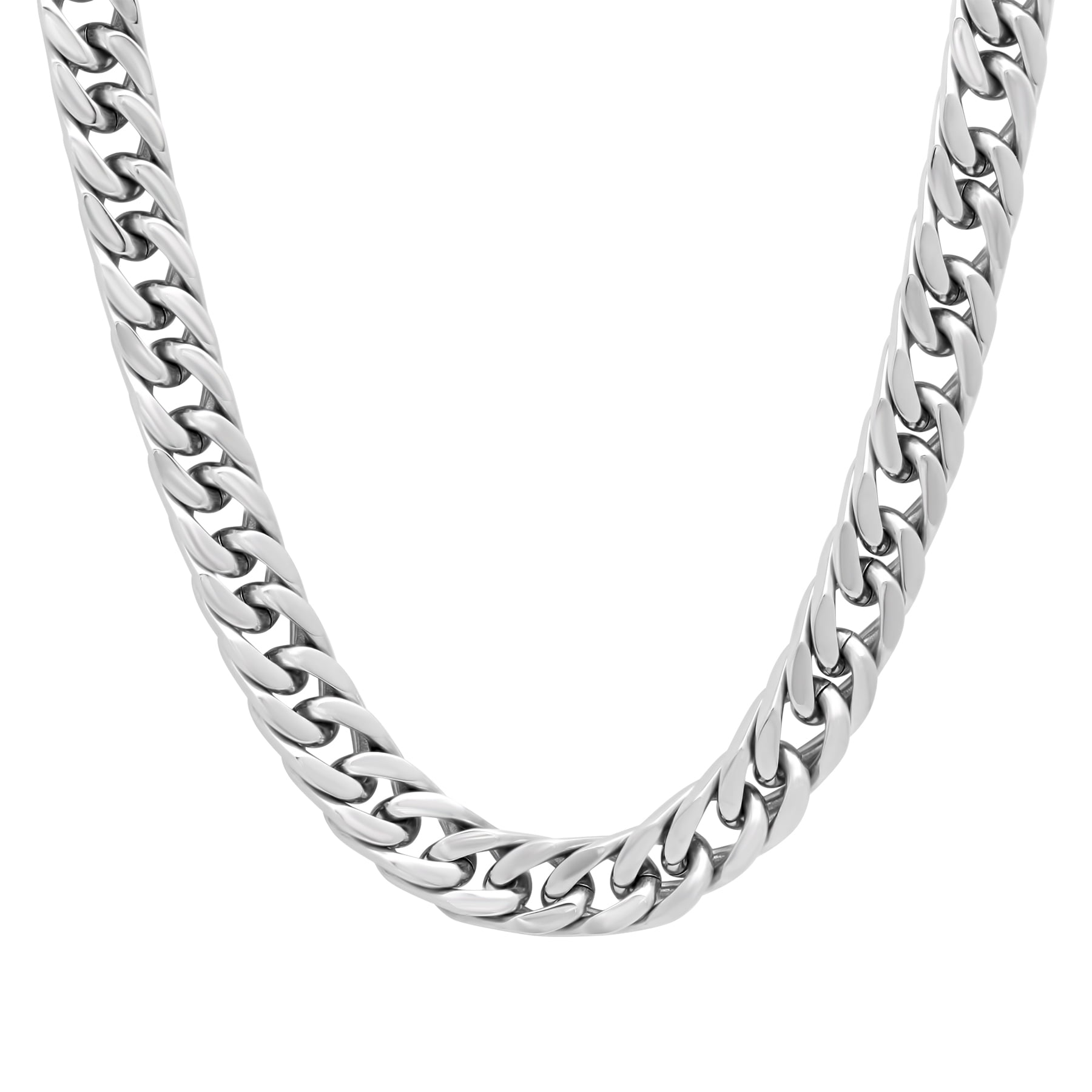 Details about   MENDINO 8mm Men's Stainless Steel Necklace Franco Curb Cuban Link Chain 24 inch 