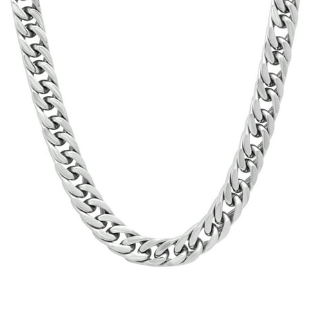 Men's Stainless Steel 24 Curb Link Chain
