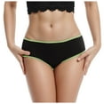 thumbnail image 1 of Wyzesi Toddler Panties Women'S Seamless Solid Color Color Edge Low Rise Underwear, 1 of 4