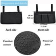 thumbnail image 5 of Bolsa para silla de ruedas con bolsillos - Bolsa lateral universal impermeable con reposabrazos para silla de ruedas eléctrica, scooter y andador, 5 of 5