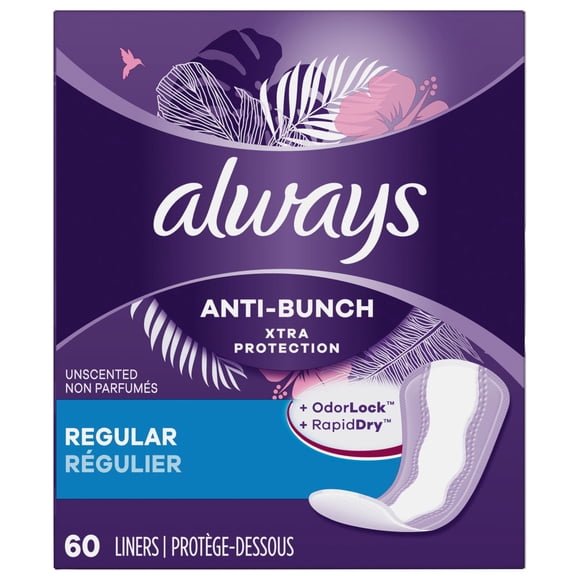 Protectores diarios Always Antiarrugas Regular 60 unidades