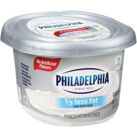 Kraft Philadelphia 1/3 Less Fat Cream Cheese Spread, 12 oz ...