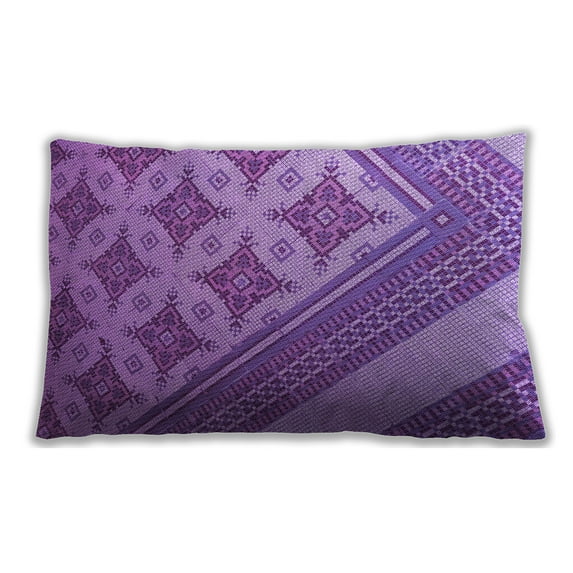 Ahgly Company Indoor Rectangular Contemporary Lumbar Throw Pillow, 13 inch by 19 inch