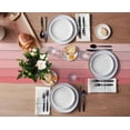 thumbnail image 3 of Table Runners 13X70 Inches Long, Light Pink,Cotton Linen Farmhouse Retro Rustic Barn Wood Texture Tablecloths Non-Slip Party Table Decorations for Kitchen,Home,Dining,Outdoor,, 3 of 6