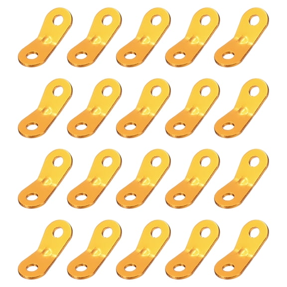 Tent Rope Tensioner, 20 Pcs Tent Guyline Adjusters Rope Buckle Aluminum Alloy Cord Tightener for Outdoor Camping Hiking Accessories,Gold