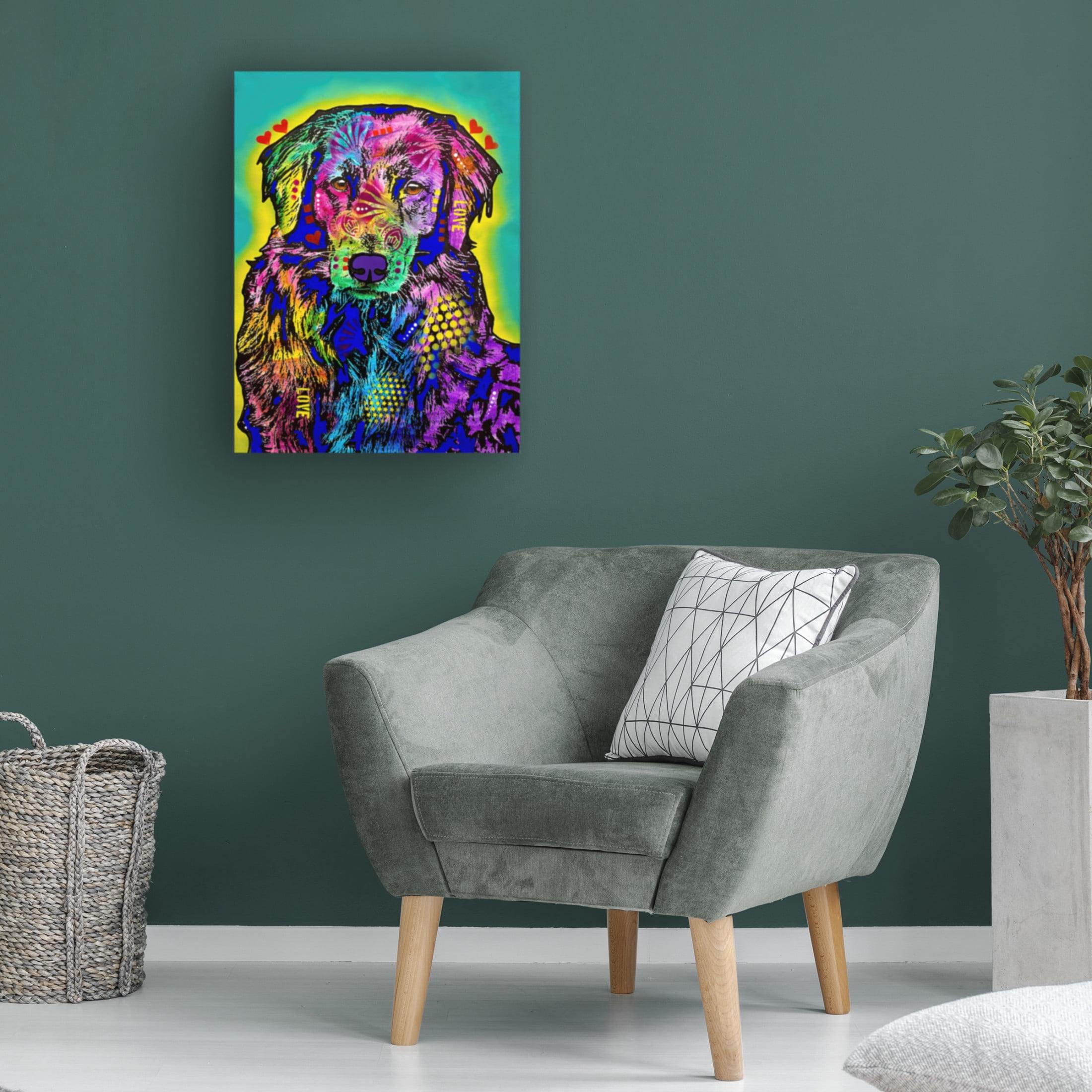 Canvas Wall Art - Dean Russo- Exclusive 'Myself' Wall Art for Living Room, Bedroom, or Office Décor by Trademark Fine Art - 14 x 19 Inches