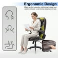 thumbnail image 7 of AFO Big and Tall Ergonomic Office Chair, High-Back Executive Leather Chair with Adjustable Armrests, Brown, 7 of 7