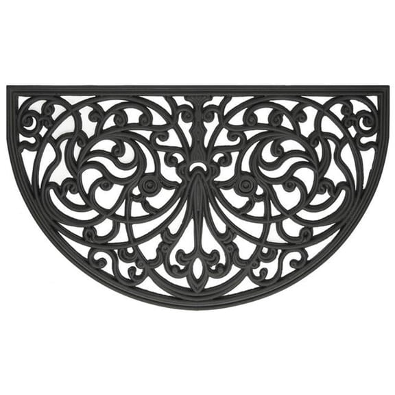 Wrought Iron Rubber Mat Ironworks - 18 x 30