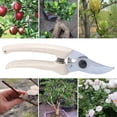 thumbnail image 1 of Pruning Shears, Heavy Duty, Durable Alloy Steel, Ergonomic Handle, EasytoOpen Spring, Multipurpose Tool, For Flowers, Gardening, Fruit Picking, 1 of 8