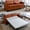 Cognac Tan, variant on BALUS  Queen Size Pull Out Sofa Bed with 4" Foam Mattress , Queen  Sleeper Sofa for Living room , Linen,Grey