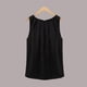 thumbnail image 3 of Gibobby Camiseta sin mangas con cuello redondo y temperamento(Negro,M), 3 of 4