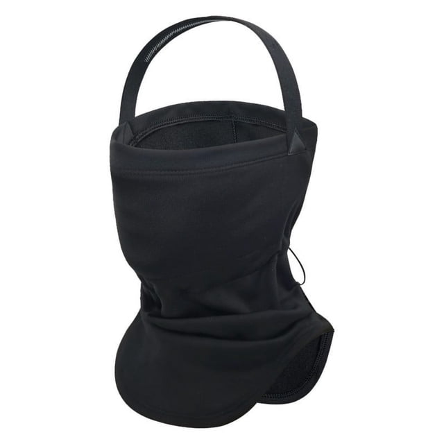 Polar calentador de cuello de invierno, polainas de cuello de bandana con cordón elástico, cómoda y fácil de usar, polaina de cabeza impermeable para todo tipo de clima