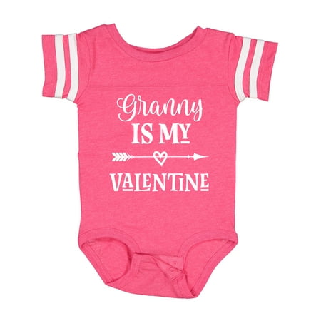 

Inktastic Granny is My Valentine Outfit Gift Baby Girl Bodysuit