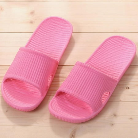 

Zupora Unisex Slip On Slippers for Women/Men Non-slip Light Weight Flat Slide Sandals Shower Sandals House Soft Flip Flop Shoes for Indoor Home Garden Bathroom
