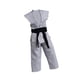 thumbnail image 5 of 1:12 Figuras de acción a escala Samurai Kimono Outfits Accesorios Caballero de muñecas de disfraz de modelos blandos 6 "Figuras de lucha contra judo gris, 5 of 8