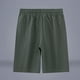thumbnail image 4 of pstuiky Pantalones cortos para hombre, Pantalones cortos transpirables de color liso para hombre, informales, para vacaciones, con bolsillos Pantalones cortos de entrenamiento, 4 of 4