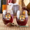 thumbnail image 3 of Hello Fall Schnauzer Football Welcome Autumn with Leaves Pumpkins 15oz Stemless Wine Glass Mug Miniature Schnauzer Dog Lover Wine Glasses Cup - 00012, 3 of 5