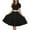 Black, variant on Letdown Women Notch Lapel Vintage V-Neck Swing Dress 50s 60s Button up 1950s Rockabilly Prom Midi Evening Solid Dress for Spring Fall (Black, L)