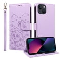 thumbnail image 1 of Funda Cartera GANGXUN con Diseño de Perrito en Relieve para iPhone 14 , Protección 360° con Ranuras y Correa Desmontable, 1 of 6