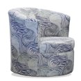 thumbnail image 2 of Timeless Swivel Blue Chair ,Walmart Exclusive, 2 of 3