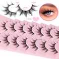 thumbnail image 3 of Pestañas postizas EYDEVRO Manga de aspecto natural, 7 pares, 3 of 8