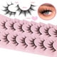 thumbnail image 3 of Pestañas postizas EYDEVRO Manga de aspecto natural, 7 pares, 3 of 8