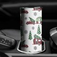 thumbnail image 3 of 20oz White Christmas Car and Camper Pattern Skinny Tumblers Stainless Steel Tumbler with Lid and Straw,Vacuum Insulated Double Wall Travel Tumbler Cups with Cleaning Brush for Coffee,Tea, 3 of 6