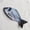 B, variant on Creative Cute Salted Fish Pencil Case - Large Capacity Quirky Fish Design for Students and Artists