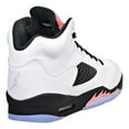 thumbnail image 3 of Air Jordan 5 Retro GG Big Kids Shoes White/Sunblush/Black 440892-115, 3 of 6