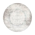 thumbnail image 3 of Unique Loom New Classical Collection Area Rug - Olwen (5' Round Light Blue/Ivory), 3 of 7
