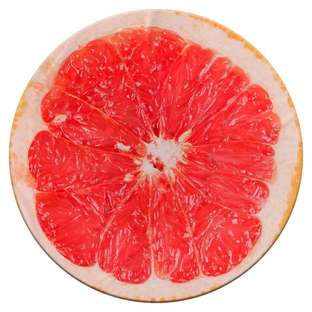 Cobija Manta Frazada Diseño Redonda de Frutas Toronja Ultra Suave y Ligera