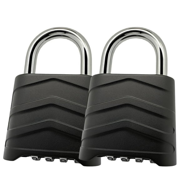 Candado combinado SEPOX, cuerpo grande de aluminio de 55 mm y 4 dígitos