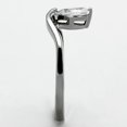 thumbnail image 4 of Luxe Jewelry Designs Women's Stainless Steel Engagement Ring with Pear Shaped CZ Stone - Size 9, 4 of 4