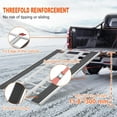 thumbnail image 2 of 1500 Lbs 85 In x54 In Tri-Fold ATV Loading Ramps 2-Pack Aluminum Truck Ramps for Motorcycles UTVs Lawn Mowers and Tractors, 2 of 7