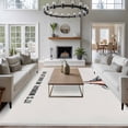 thumbnail image 4 of Cartoon Rockets Area Rug 6x9 Washable Rug Non Slip Letters It's Monday We Have Lift-off Large Area Rug Soft Stainresistant Indoor Floor Carpet for Living Room Bedroom Home Office Dining Room Nursery, 4 of 8