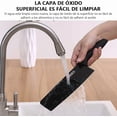 thumbnail image 4 of Juego de Cuchillos Xtellar de Cocina 7 Piezas, Juego de Cuchillos de Chef, Cuchillos Afilados y No Pegajosos, Adecuado para Cortar Pelar Rebanar y Cocinar negro, 4 of 4