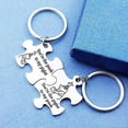 thumbnail image 3 of Best Friends Keychain Set Friendship Gift Winnie The Pooh Piglet Gift Winnie The Pooh Jewelry Puzzle Keychain Couple Gifts, 3 of 5