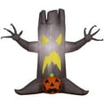 thumbnail image 1 of Arbre effrayant avec citrouille gonflable, 1 of 6
