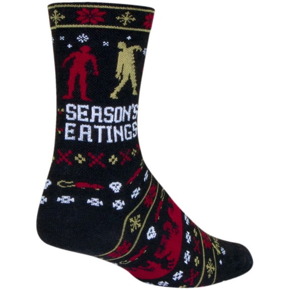 Sockguy Dead Ugly Wool Socks S/M 6" 5-9