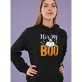 thumbnail image 2 of He's My Boo Hoodie Women -Image by Shutterstock, Female 5X-Large, 2 of 4
