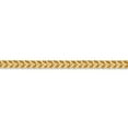 thumbnail image 3 of Real 14kt Yellow Gold 3.7mm Semi-Solid Franco Chain; 18 inch; Lobster (Fancy) Clasp; for Adults and Teens; for Women and Men, 3 of 5