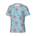 thumbnail image 3 of Rocae I Am A Fan Popcorn for Men's Moisture-Wicking Crew Tee - T-Shirt for Sports, Outdoor Activities, and Casual Wear, 3 of 9