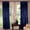 Navy, variant on Velvet Embossed Victorian Damask Curtain Panel 54 Inch Wide