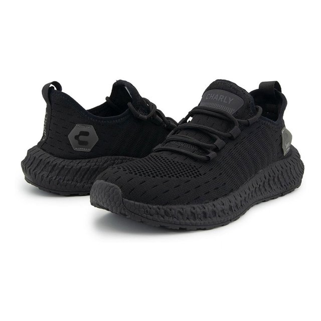 Tenis Caballero Transpirable Charly Color Negro 25-29 negro 26.5