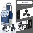 thumbnail image 1 of Diable Pliable Monte-Escaliers : Chariot de Magasinage Domestique Compact et Portable avec Roues à Roulement Durables pour un Rangement Facile et un Transport d'Épicerie Robuste – Conception Légère pour les Petits Espaces et l'Usage Quotidien, 1 of 6