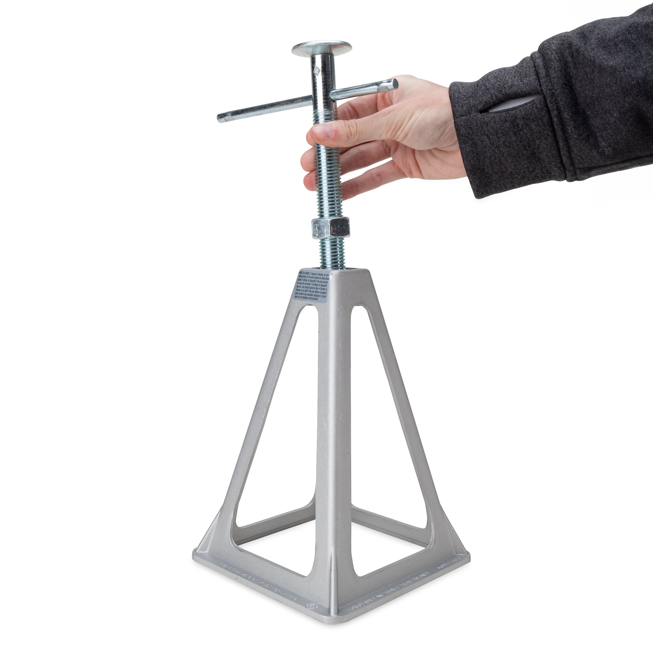 Camco Aluminum Stack Jacks, Stabilize, Position and Level Your RV, Trailer or Camper - 4 pack (44560)